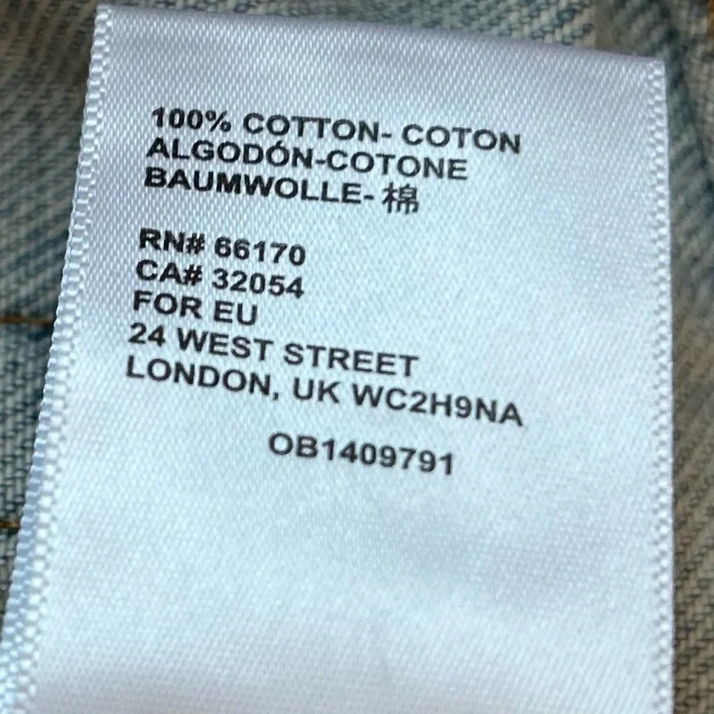 BDG Baggy Fit Light Blue Wash Size 34x32 Jeans Urban Outfitters Denim NEW